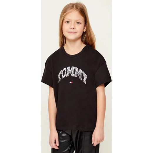 Tommy Hilfiger T-shirt Varsity | Loose fit ze sklepu Gomez Fashion Store w kategorii Bluzki dziewczęce - zdjęcie 187553515