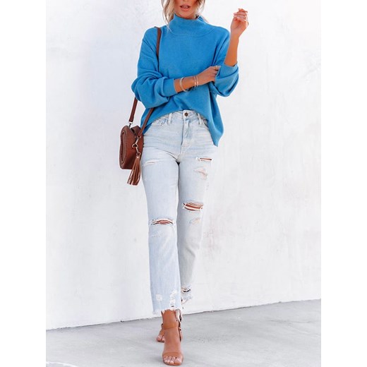 LA Angels Sweter w kolorze niebieskim La Angels L wyprzedaż Limango Polska