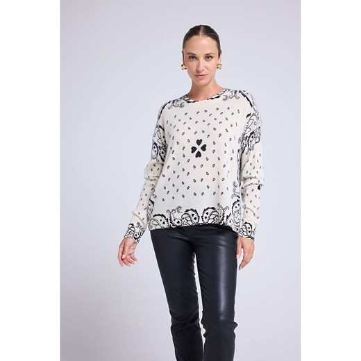 Maison Héritage Cashmere Kaszmirowy sweter w kolorze kremowym Maison Héritage Cashmere L okazja Limango Polska