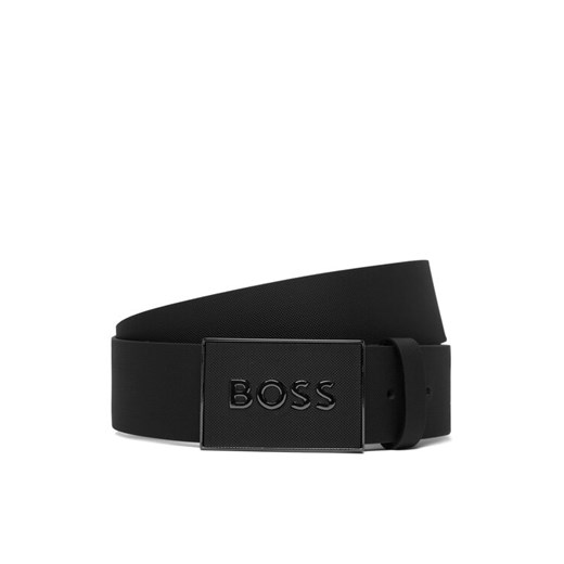 BOSS Pasek Męski 50471333 Czarny ze sklepu MODIVO w kategorii Paski męskie - zdjęcie 187553728
