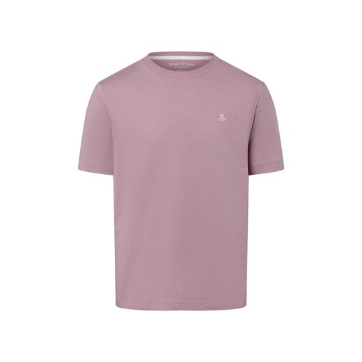 Marc O'Polo Koszulka męska Mężczyźni Bawełna bzowy jednolity ze sklepu vangraaf w kategorii T-shirty męskie - zdjęcie 187554316