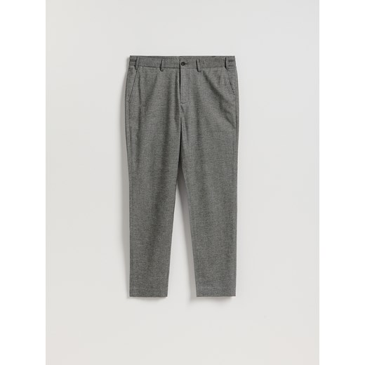 Reserved - Spodnie chino slim fit - ciemnoszary ze sklepu Reserved w kategorii Spodnie męskie - zdjęcie 187554839