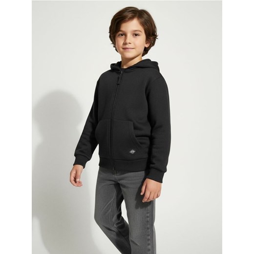 Sinsay - Bluza z kapturem na zamek - czarny ze sklepu Sinsay w kategorii Bluzy chłopięce - zdjęcie 187555707