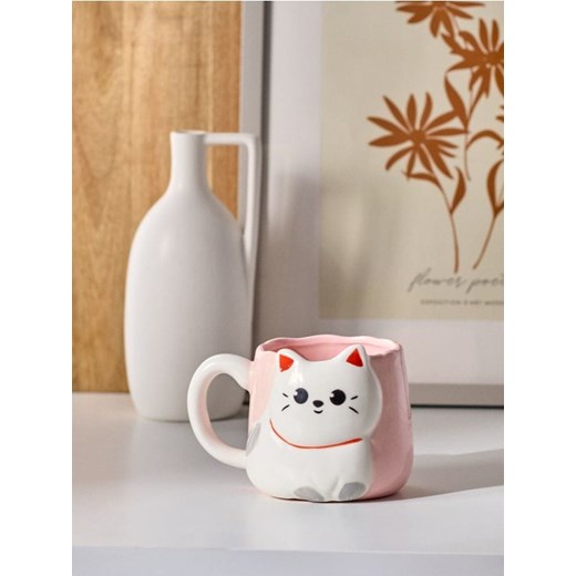 Sinsay - Kubek z motywem kota - wielobarwny ze sklepu Sinsay w kategorii Kubki - zdjęcie 187555719