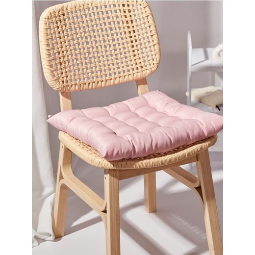 Sinsay - Pikowana poduszka na krzesło - różowy Sinsay One Size Sinsay