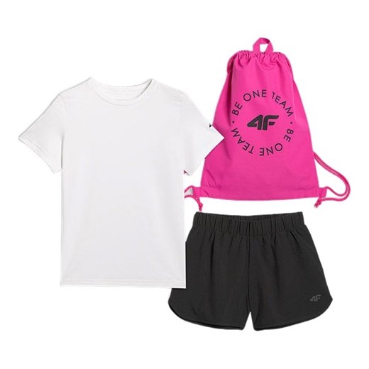 Komplet dziewczęcy sportowy TAPSF081 4F ze sklepu SPORT-SHOP.pl w kategorii Komplety dziewczęce - zdjęcie 187556629
