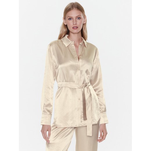 Max Mara Leisure Koszula Holiday 23311102 Beżowy Regular Fit ze sklepu MODIVO w kategorii Koszule damskie - zdjęcie 187556888