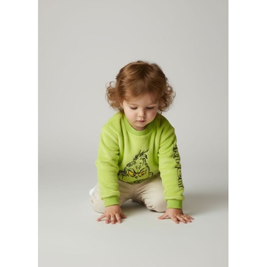 Sinsay - Bluza crewneck Grinch - zielony ze sklepu Sinsay w kategorii Bluzy chłopięce - zdjęcie 187559285