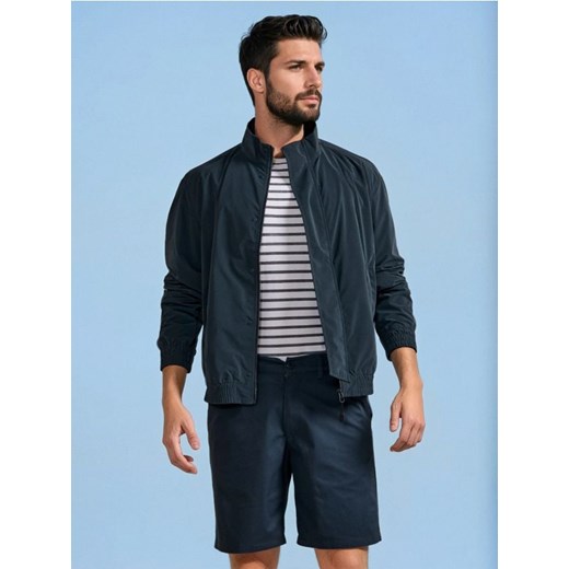 Sinsay - Szorty chino - niebieski ze sklepu Sinsay w kategorii Spodenki męskie - zdjęcie 187559296