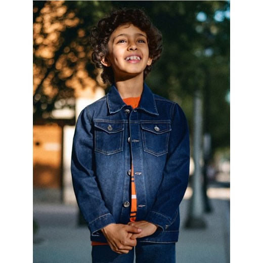 Sinsay - Katana jeansowa - granatowy ze sklepu Sinsay w kategorii Kurtki chłopięce - zdjęcie 187559318