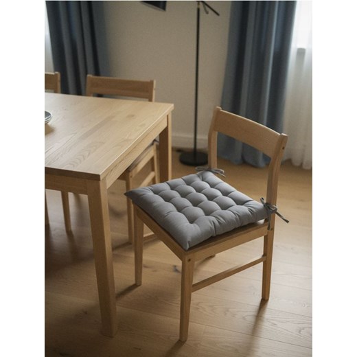 Sinsay - Pikowana poduszka na krzesło - szary Sinsay One Size Sinsay