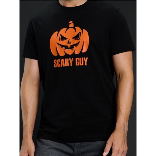 Sinsay - Koszulka z nadrukiem - czarny Sinsay XL wyprzedaż Sinsay