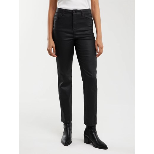 Jeansy damskie woskowane czarne Blaks 924 ze sklepu Big Star w kategorii Jeansy damskie - zdjęcie 187560857