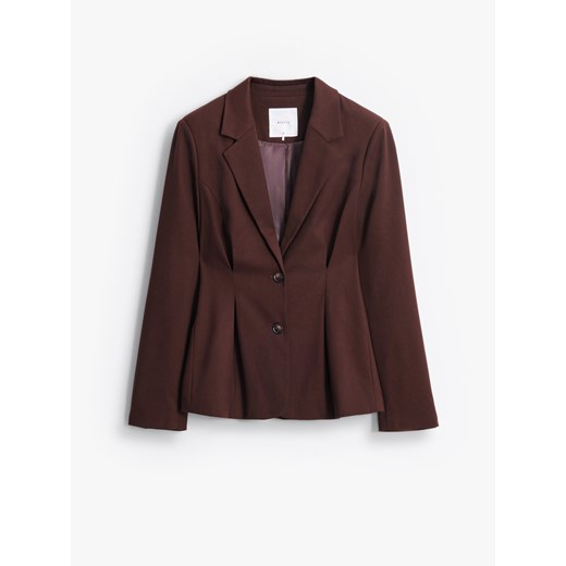 Mohito - Marynarka - ciemnobrązowy ze sklepu Mohito w kategorii Marynarki damskie - zdjęcie 187561116