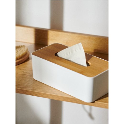 Sinsay - Pudełko na chusteczki - biały ze sklepu Sinsay w kategorii Pudełka i pojemniki - zdjęcie 187561669