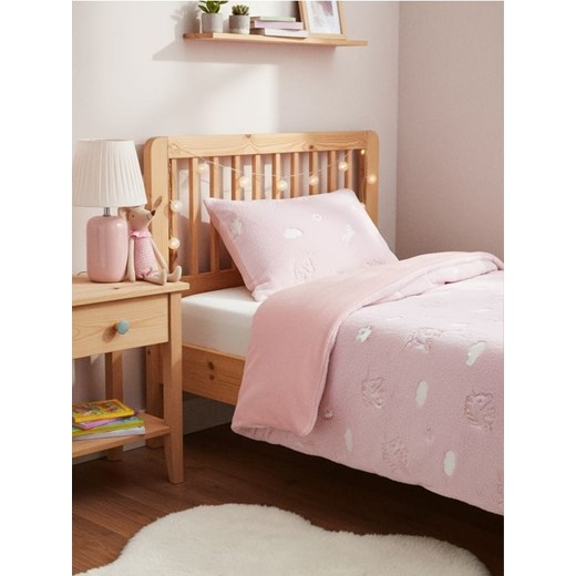 Sinsay - Komplet polarowej pościeli z fluorescencyjnym wzorem - różowy ze sklepu Sinsay w kategorii Pościele - zdjęcie 187561685