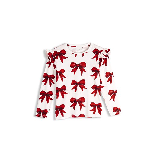 GATE Bawełniana koszulka z nadrukiem 4Y ze sklepu gateshop w kategorii Bluzki dziewczęce - zdjęcie 187561895