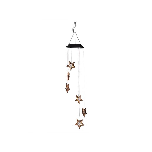 Hollybell Solarna lampa dekoracyjna LED &quot;Star dance&quot; w kolorze złoto-szarym - dł. 70 cm ze sklepu Limango Polska w kategorii Oświetlenie - zdjęcie 187562115