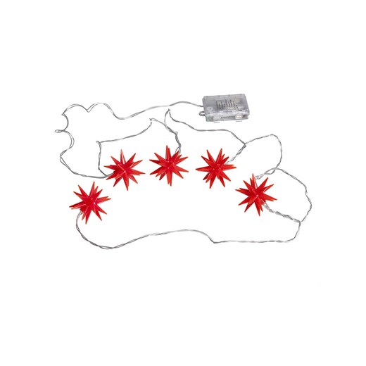 Hollybell Łańcuch świetlny LED w kolorze czerwonym - Ø 6 cm ze sklepu Limango Polska w kategorii Oświetlenie - zdjęcie 187562277