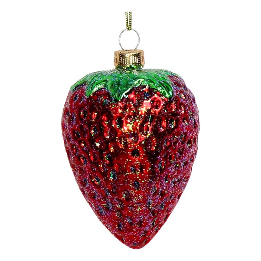 Kersten Ozdoba choinkowa &quot;Strawberry&quot; w kolorze czerwono-jasnoróżowym - wys. 10 cm ze sklepu Limango Polska w kategorii Dekoracje bożonarodzeniowe - zdjęcie 187562296