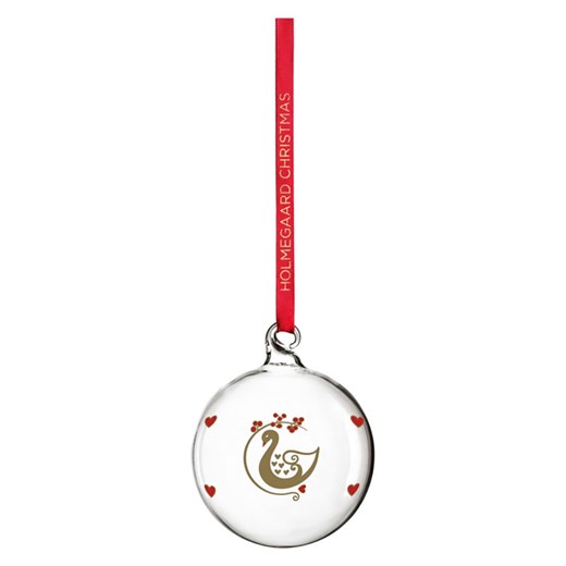 Rosendahl Zawieszka dekoracyjna &quot;Arets Juleskugle&quot; w kolorze czerwonym - wys. 7,5 cm ze sklepu Limango Polska w kategorii Dekoracje bożonarodzeniowe - zdjęcie 187562328