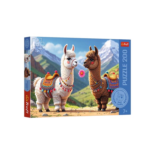 Trefl 200-częściowe puzzle &quot;Colored llamas&quot; - 7+ ze sklepu Limango Polska w kategorii Puzzle - zdjęcie 187562465
