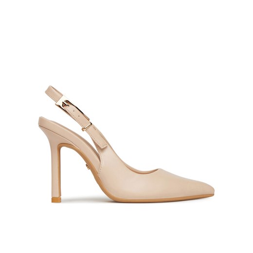 Szpilki DeeZee 6-705-8 Beżowy ze sklepu eobuwie.pl w kategorii Czółenka - zdjęcie 187562525