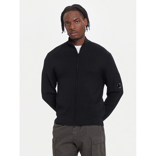 C.P. Company Sweter 19CMKN202A006595A Czarny Regular Fit ze sklepu MODIVO w kategorii Swetry męskie - zdjęcie 187562585