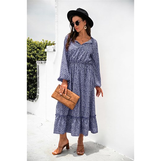 Ariel Tesoro Sukienka w kolorze granatowo-białym Ariel Tesoro 40 wyprzedaż Limango Polska