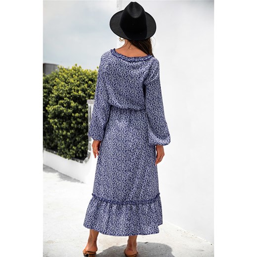 Ariel Tesoro Sukienka w kolorze granatowo-białym Ariel Tesoro 40 wyprzedaż Limango Polska