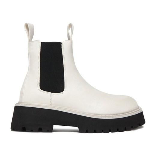 Botki DeeZee 88167 1-WHITE PU ze sklepu ccc.eu w kategorii Botki - zdjęcie 187563858