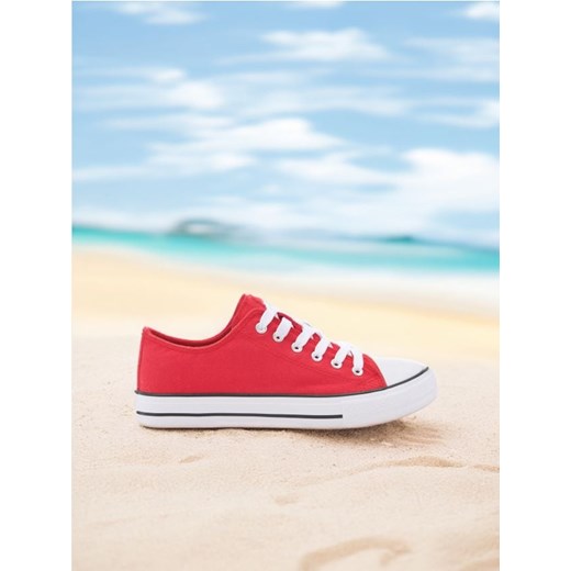 Sinsay - Trampki - czerwony ze sklepu Sinsay w kategorii Trampki damskie - zdjęcie 187564645