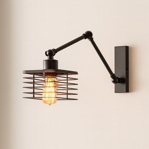 Kinkiet na wysięgniku ALCAMO LOFT – regulowana lampa ścienna ze sklepu Lysne w kategorii Lampy ścienne - zdjęcie 187564685