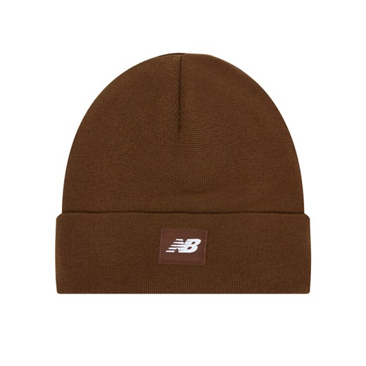 Czapka New Balance LAH13034ROK Brązowy ze sklepu eobuwie.pl w kategorii Czapki zimowe damskie - zdjęcie 187565059