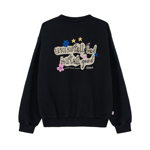 Install Good Sweat - Acid Black ze sklepu Surf Inc w kategorii Bluzy damskie - zdjęcie 187566028