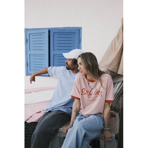 Retro Tee - Pink Kush ze sklepu Surf Inc w kategorii Bluzki damskie - zdjęcie 187566478