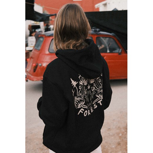 Forest Hoodie - Space Black ze sklepu Surf Inc w kategorii Bluzy damskie - zdjęcie 187566519