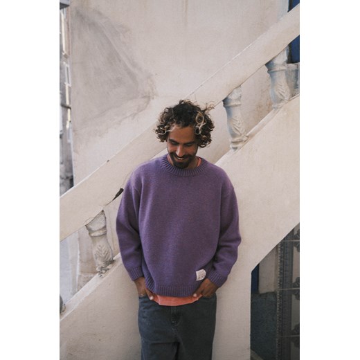 Surf Bum Sweater - Deep Purple ze sklepu Surf Inc w kategorii Swetry męskie - zdjęcie 187566647