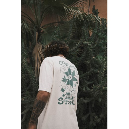 Comfortably Stoned Tee - Super Natural ze sklepu Surf Inc w kategorii T-shirty męskie - zdjęcie 187566806