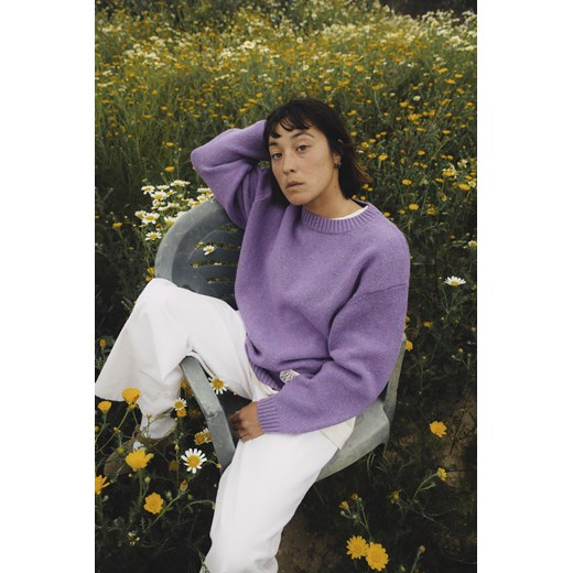 Surf Bum Sweater - Deep Purple ze sklepu Surf Inc w kategorii Swetry damskie - zdjęcie 187567159