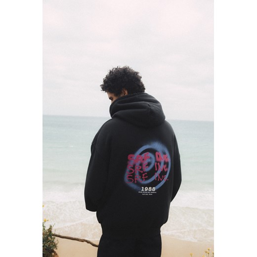 Duck Dive Hoodie - Acid Black ze sklepu Surf Inc w kategorii Bluzy męskie - zdjęcie 187567195