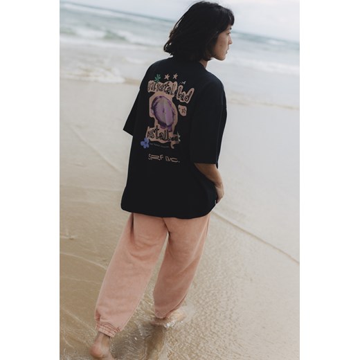 Second Hand Dream Tee - Acid Black ze sklepu Surf Inc w kategorii Bluzki damskie - zdjęcie 187567198