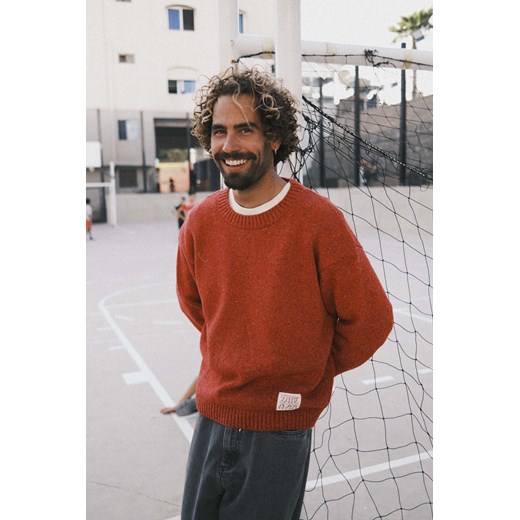 Surf Bum Sweater - Formula Red ze sklepu Surf Inc w kategorii Swetry męskie - zdjęcie 187567258