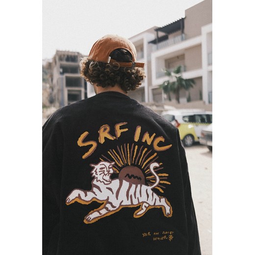 Sunset Dealer Cord Jacket - Space Black ze sklepu Surf Inc w kategorii Kurtki męskie - zdjęcie 187567316