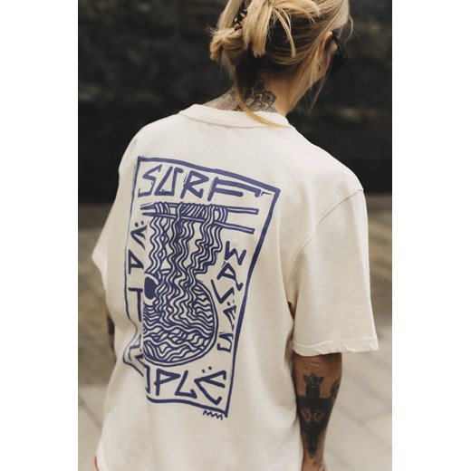 Surf Ramen Tee - Super Natural ze sklepu Surf Inc w kategorii Bluzki damskie - zdjęcie 187567466