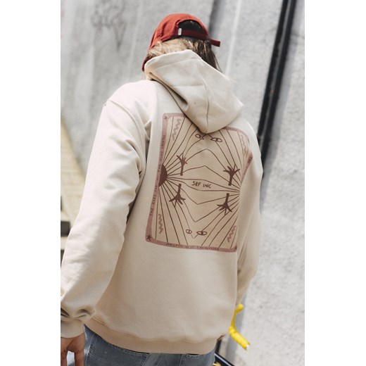 Just Illusion Hoodie - Cookie ze sklepu Surf Inc w kategorii Bluzy męskie - zdjęcie 187567555