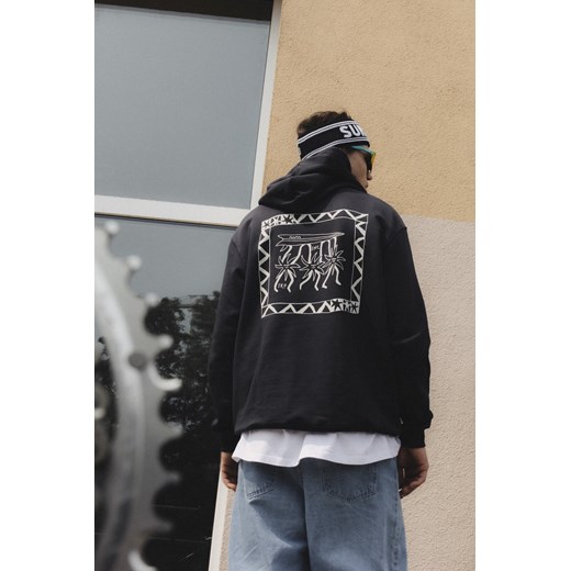 3Suns Hoodie - Acid Black ze sklepu Surf Inc w kategorii Bluzy męskie - zdjęcie 187567629