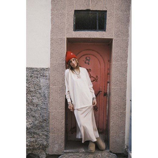 Twisted Silk Skirt - Champagne ze sklepu Surf Inc w kategorii Sukienki - zdjęcie 187567997