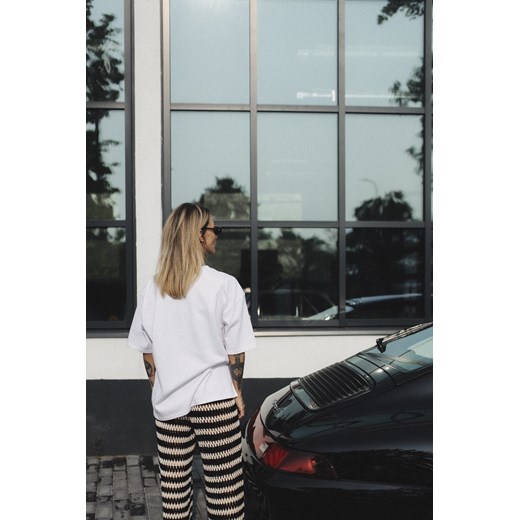 Zebra Crochet Pants - Super Natural ze sklepu Surf Inc w kategorii Spodnie damskie - zdjęcie 187568159