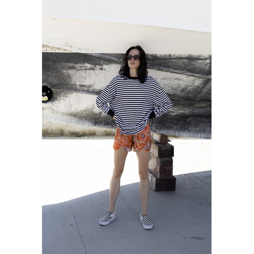 Floral Ethereal Shorts - Orange Haze ze sklepu Surf Inc w kategorii Szorty - zdjęcie 187568469